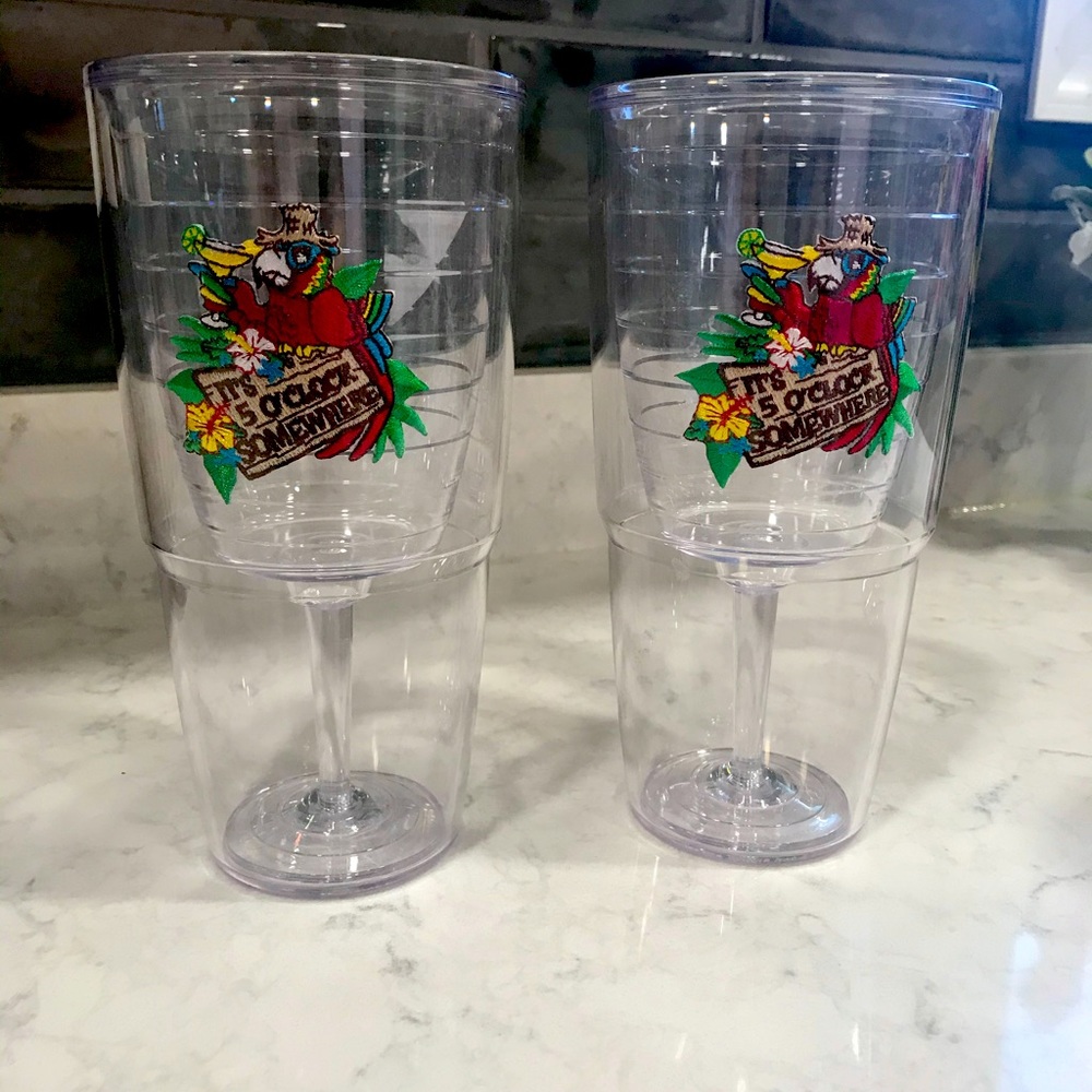 Set of 2 Tervis Wineglasses